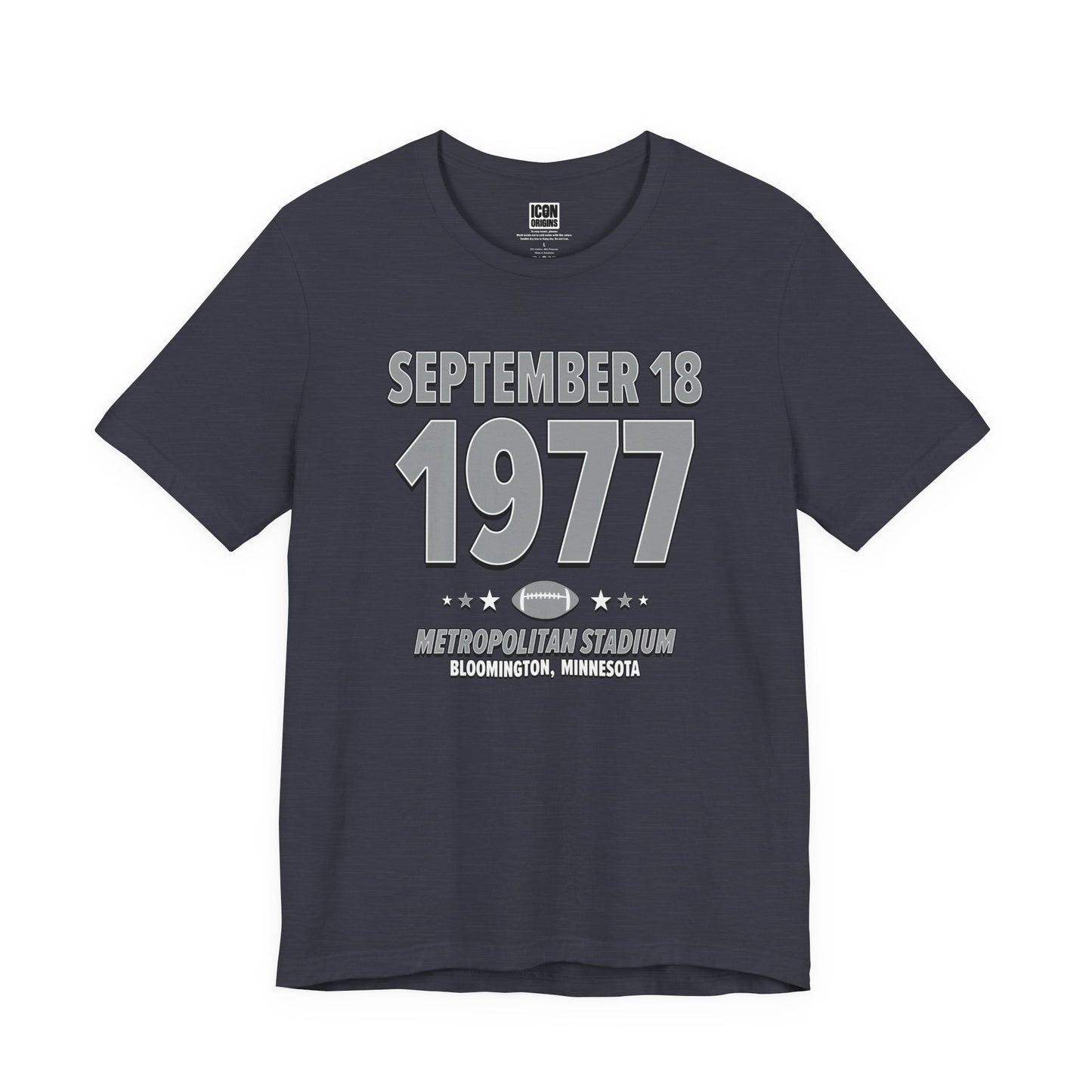 Dallas Football – September 18, 1977 – Origin Tee