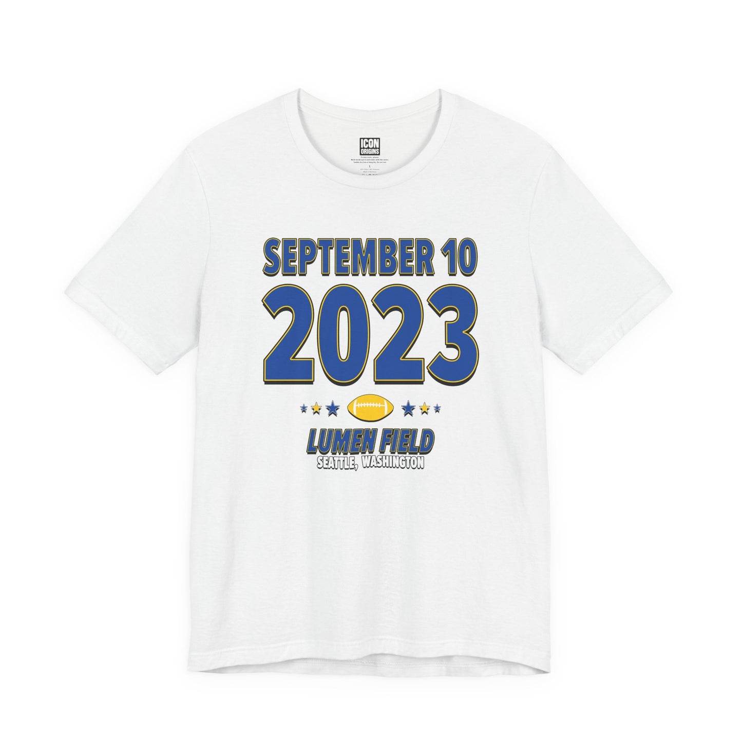 Los Angeles Football – September 10, 2023 – Origin Tee (Black & White)