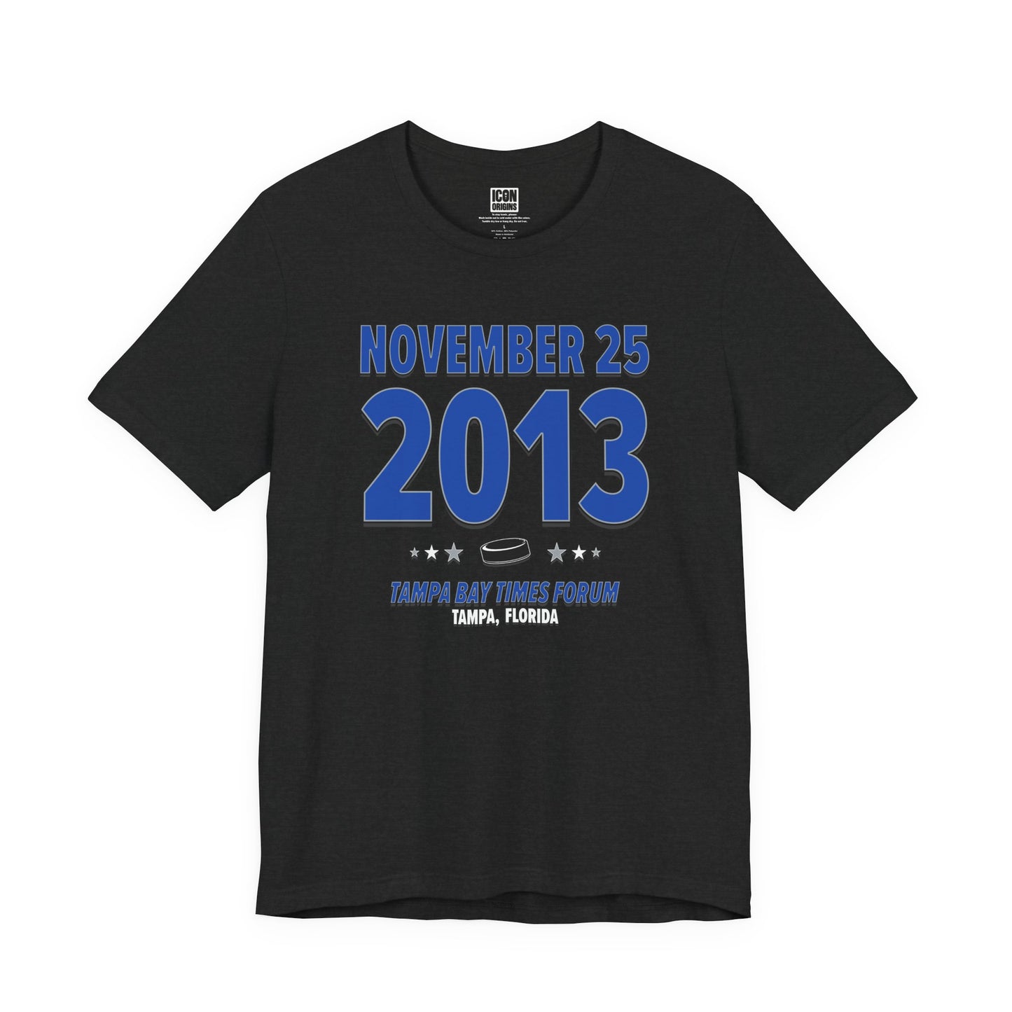 Tampa Bay Hockey – November 25, 2013 – Origin Tee (Black & White)