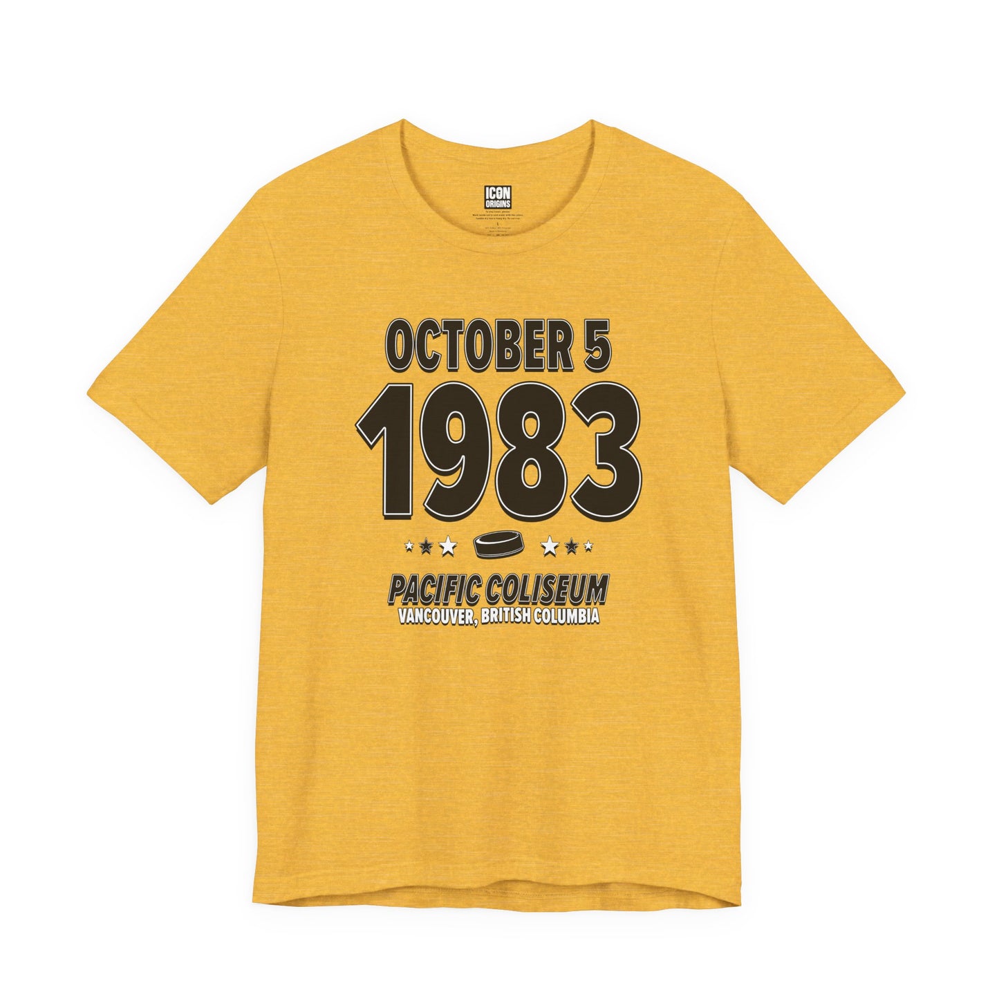 Boston Hockey – October 5, 1983 – Origin Tee