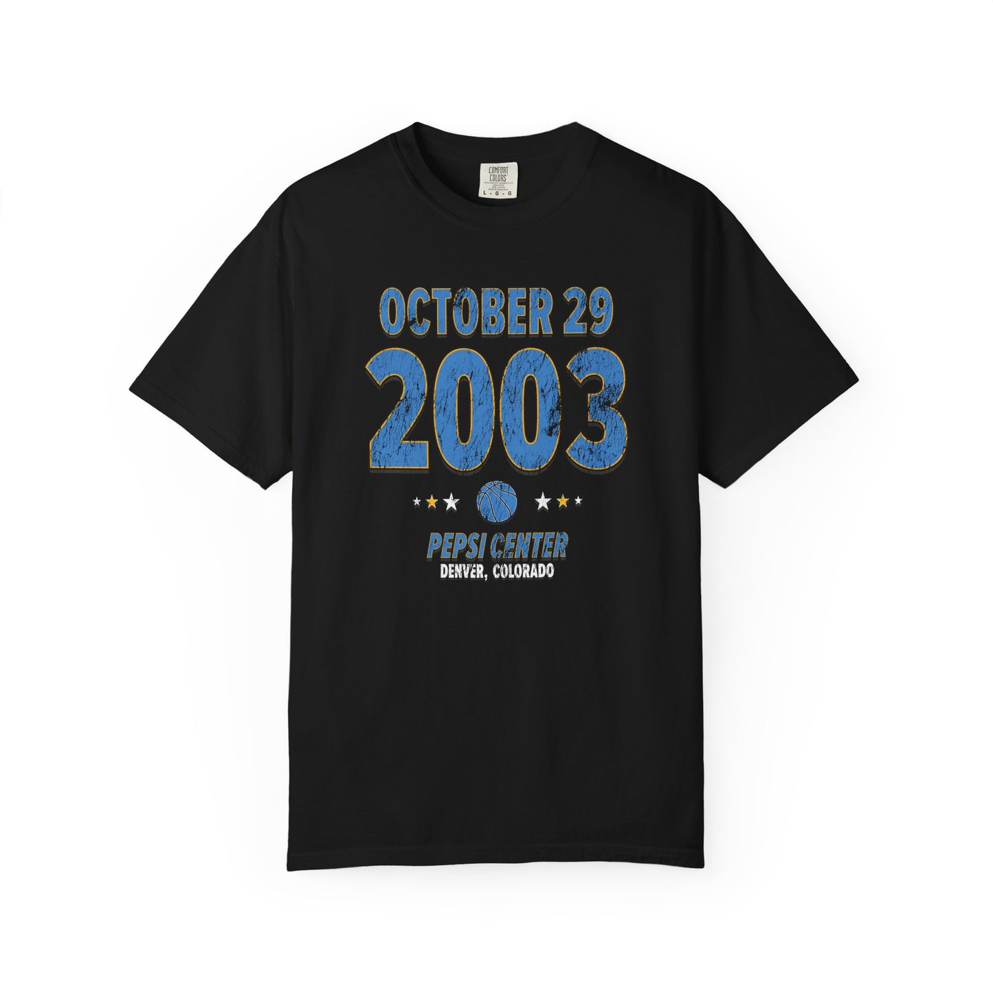 Denver Basketball – October 29, 2003 – Comfort Colors (Black & White)