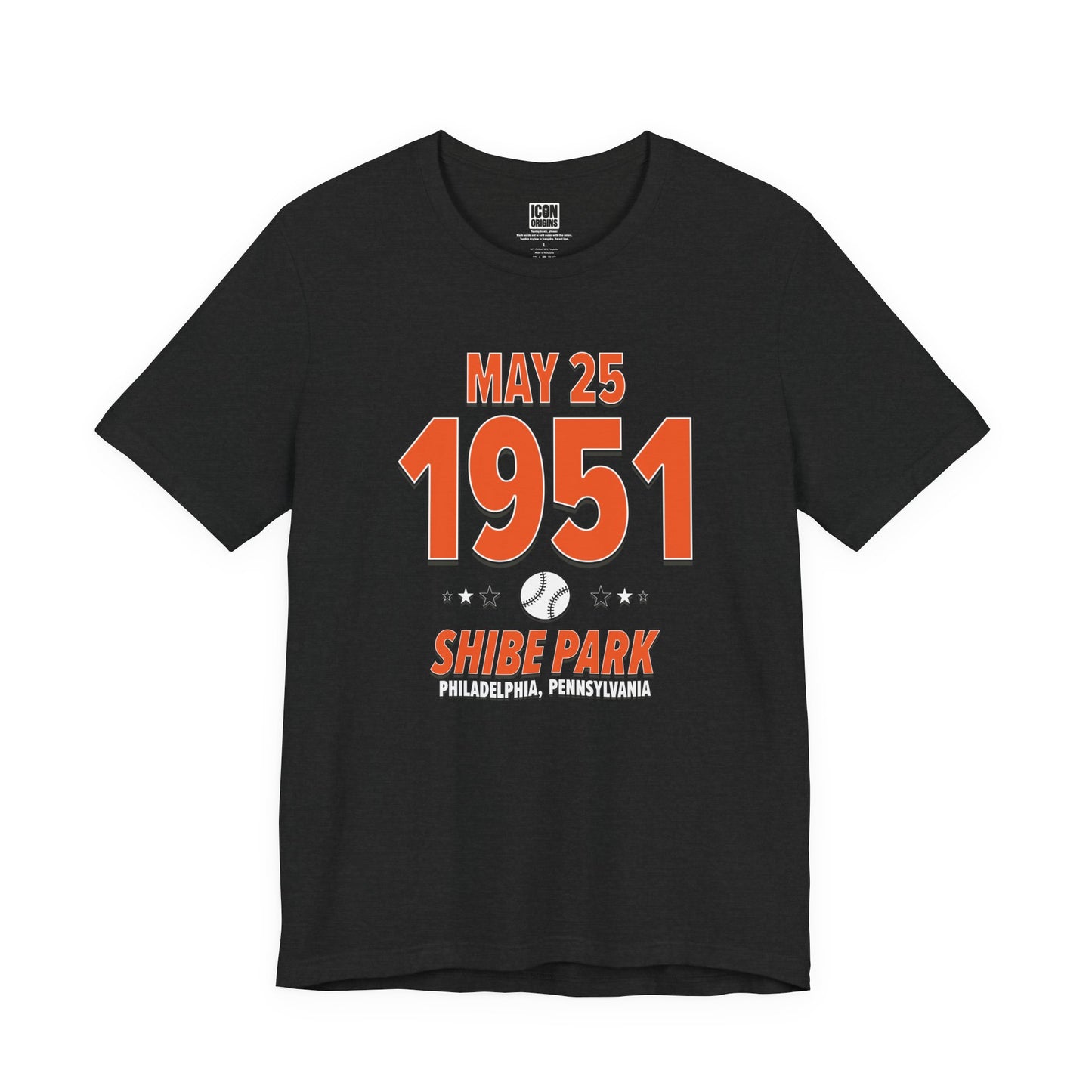 San Francisco Baseball – May 25, 1951 – Origin Tee (Black & White)