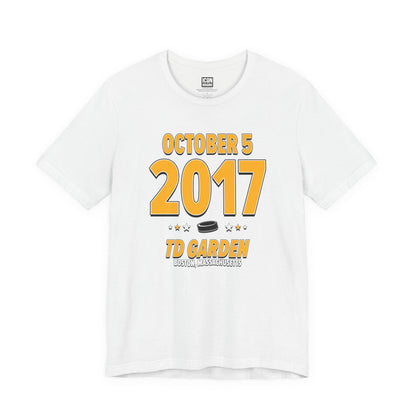 Boston Hockey – October 5, 2017 – Origin Tee (Black & White)