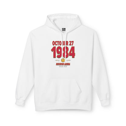 Houston Basketball – October 27, 1984 – Hoodie (Black & White)