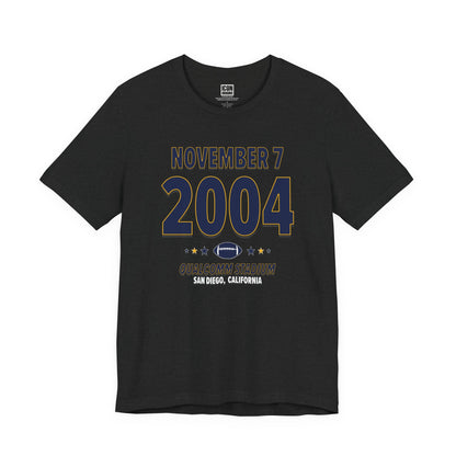 San Diego Football – November 7, 2004 – Origin Tee (Black & White)