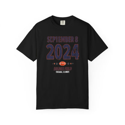 Chicago Football – September 8, 2024 – Comfort Colors (Black & White)