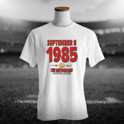 San Francisco Football – September 8, 1985 – Origin Tee (Black & White)