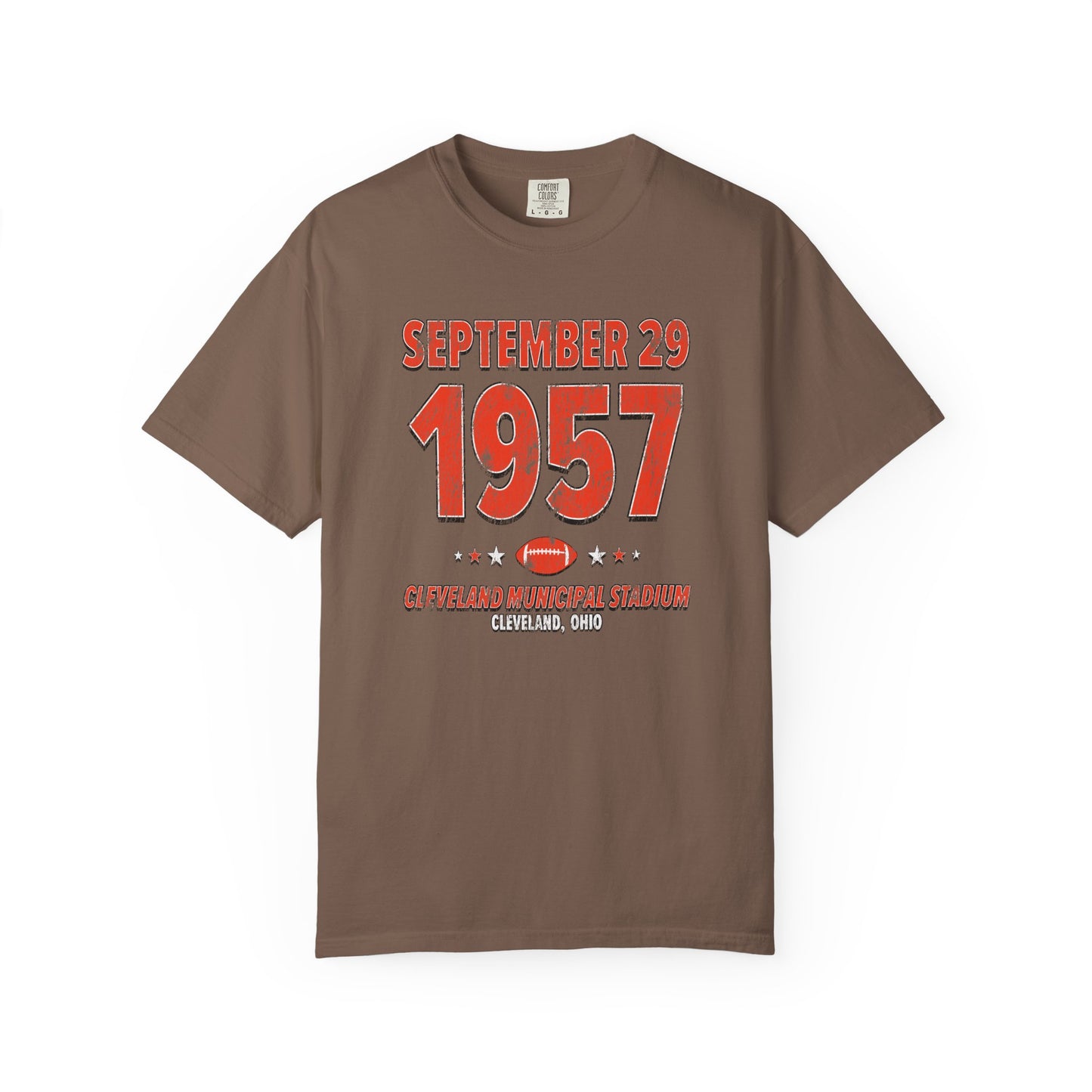 Cleveland Football – September 29, 1957 – Comfort Colors