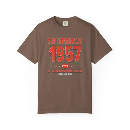 Cleveland Football – September 29, 1957 – Comfort Colors