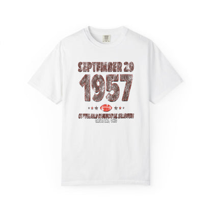 Cleveland Football – September 29, 1957 – Comfort Colors (Black & White)