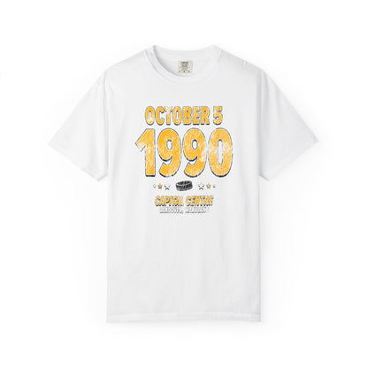 Pittsburgh Hockey – October 5, 1990 – Comfort Colors (Black & White)