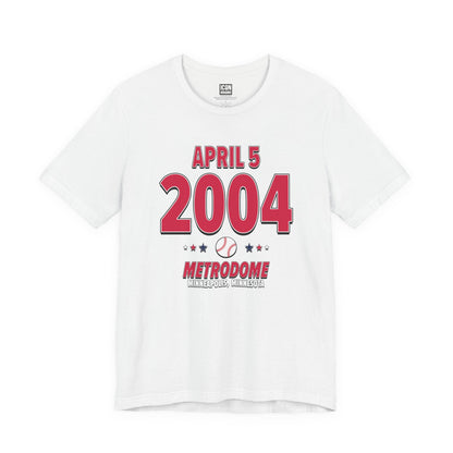 Minnesota Baseball – April 5, 2004 – Origin Tee (Black & White)