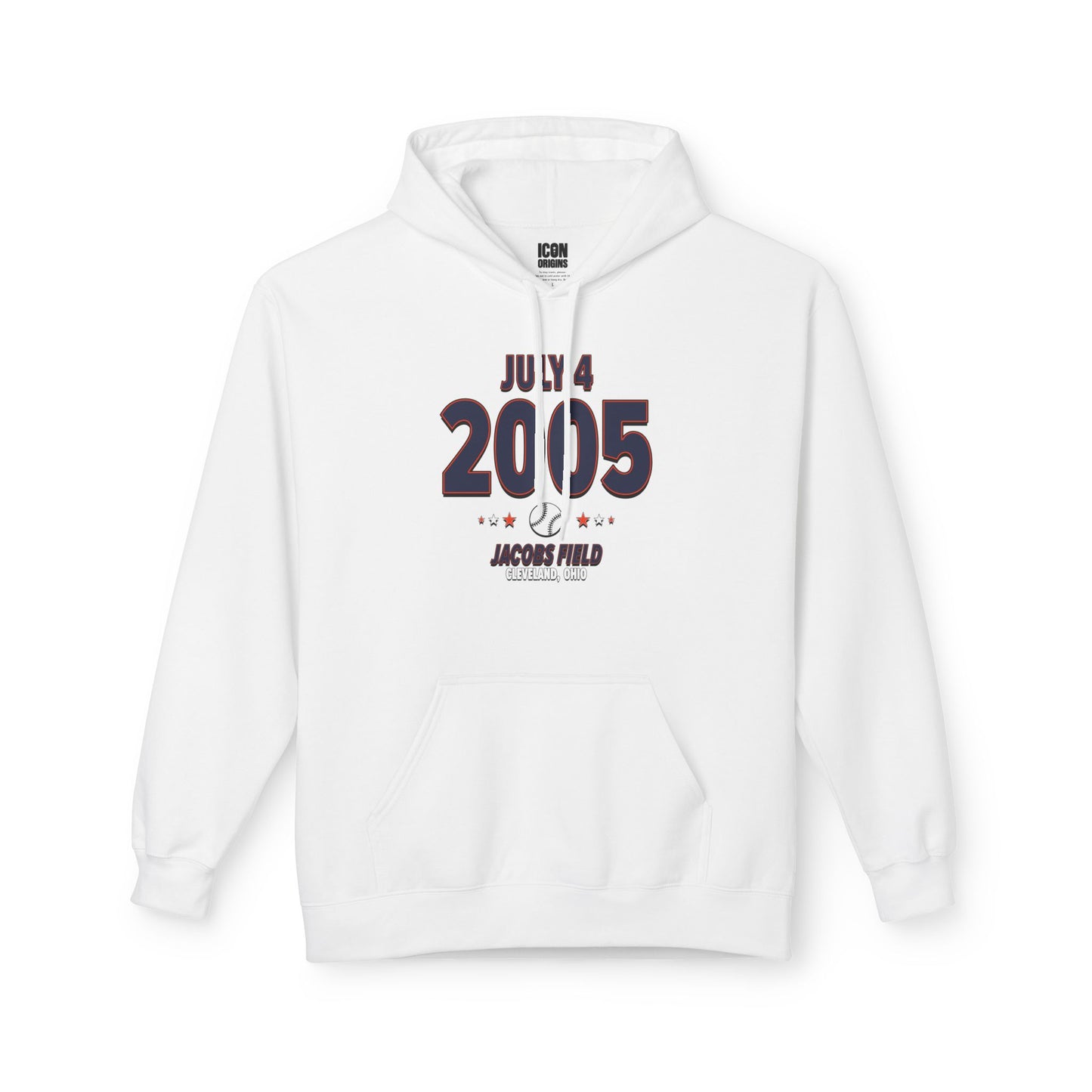 Detroit Baseball – July 4, 2005 – Hoodie (Black & White)