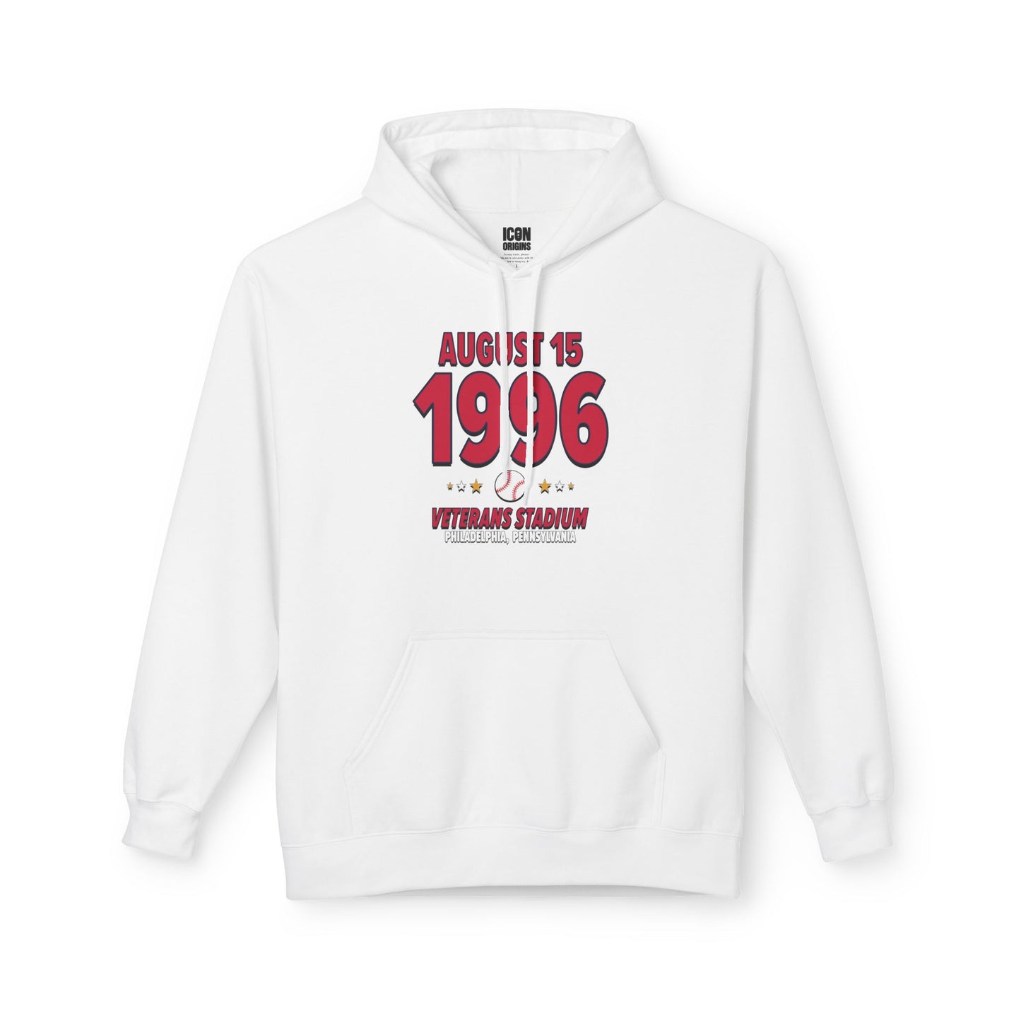 Atlanta Baseball – August 15, 1996 – Hoodie (Black & White)