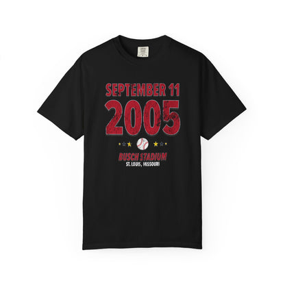 St. Louis Baseball – September 11, 2005 – Comfort Colors (Black & White)