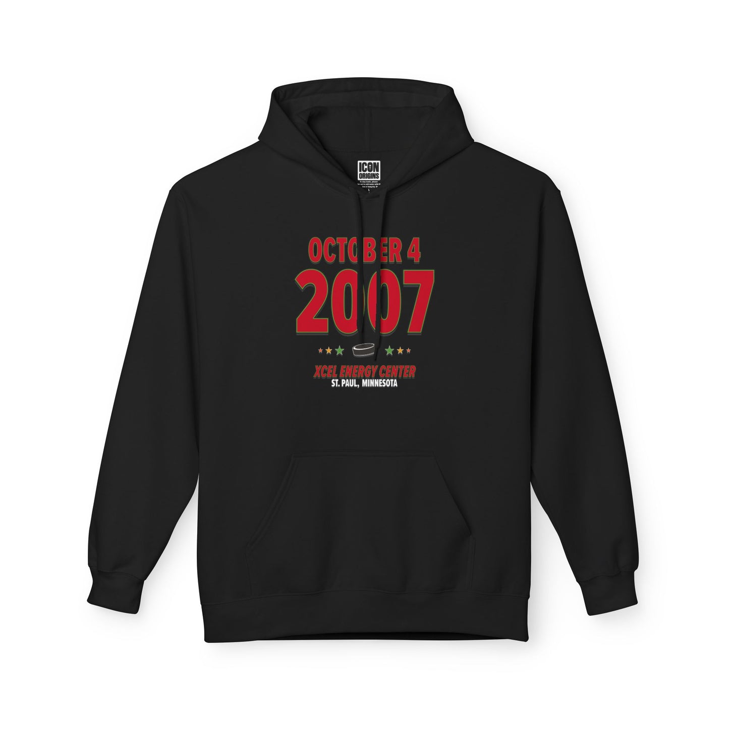 Chicago Hockey – October 4, 2007 – Hoodie (Black & White)