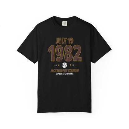 San Diego Baseball – July 19, 1982 – Comfort Colors (Black & White)