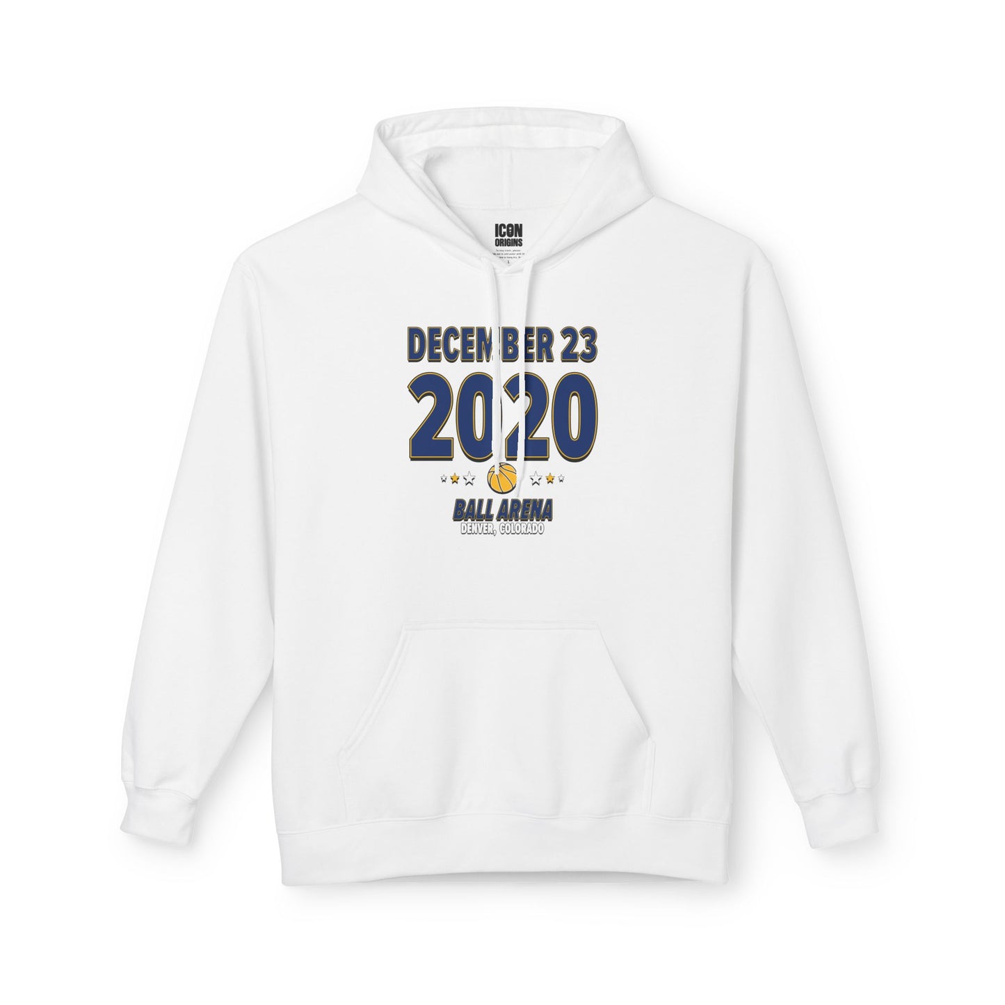 Indiana Basketball – December 23, 2020 – Hoodie (Black & White)