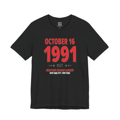 New Jersey Hockey – October 16, 1991 – Origin Tee (Black & White)