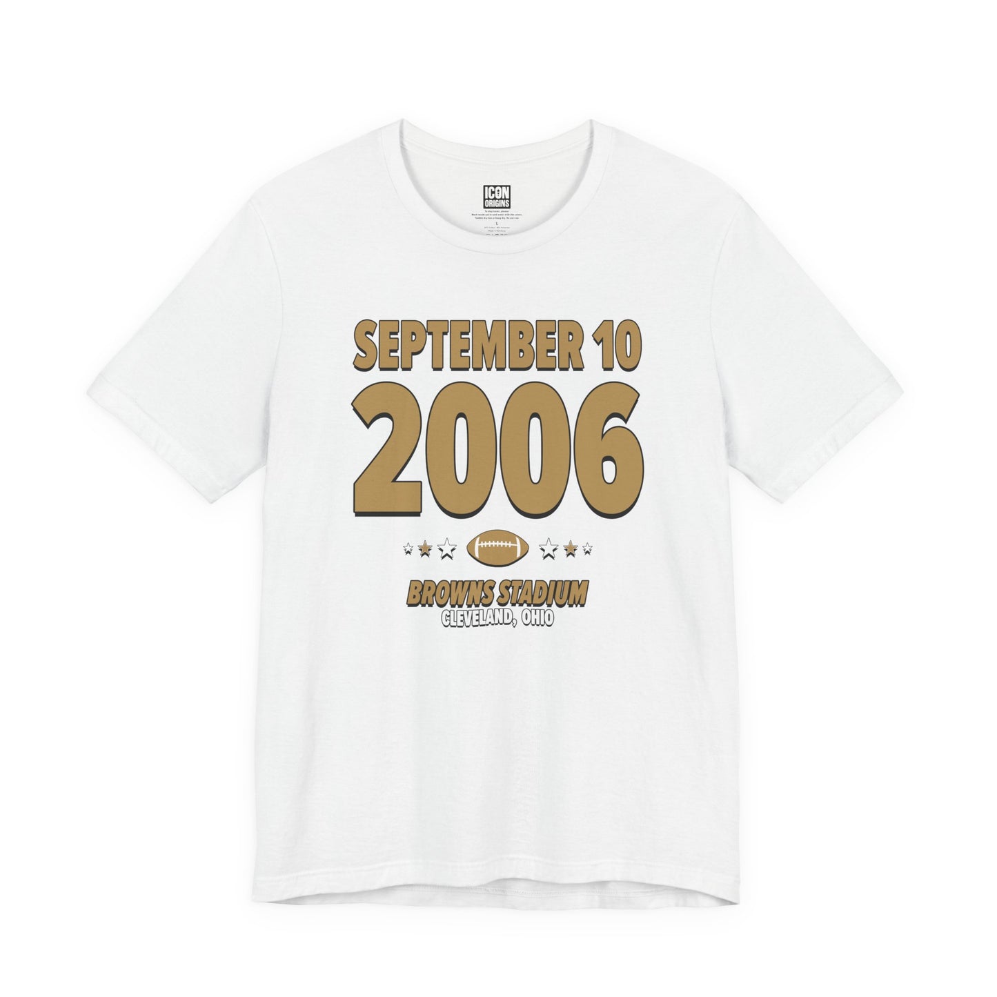 New Orleans Football – September 10, 2006 – Origin Tee (Black & White)