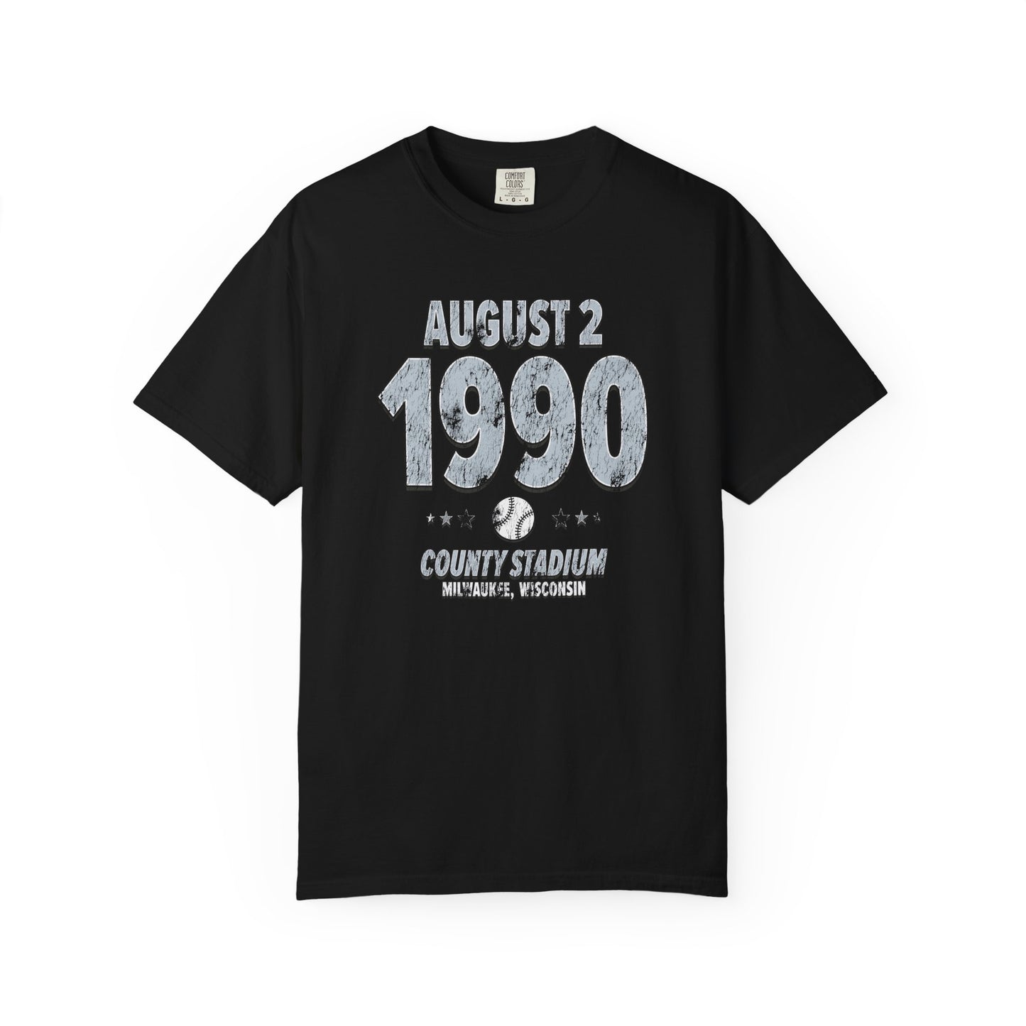Chicago Baseball – August 2, 1990 – Comfort Colors (Black & White)