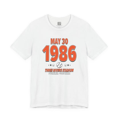 San Francisco Baseball – May 30, 1986 – Origin Tee (Black & White)