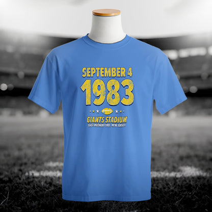 Los Angeles Football – September 4, 1983 – Comfort Colors