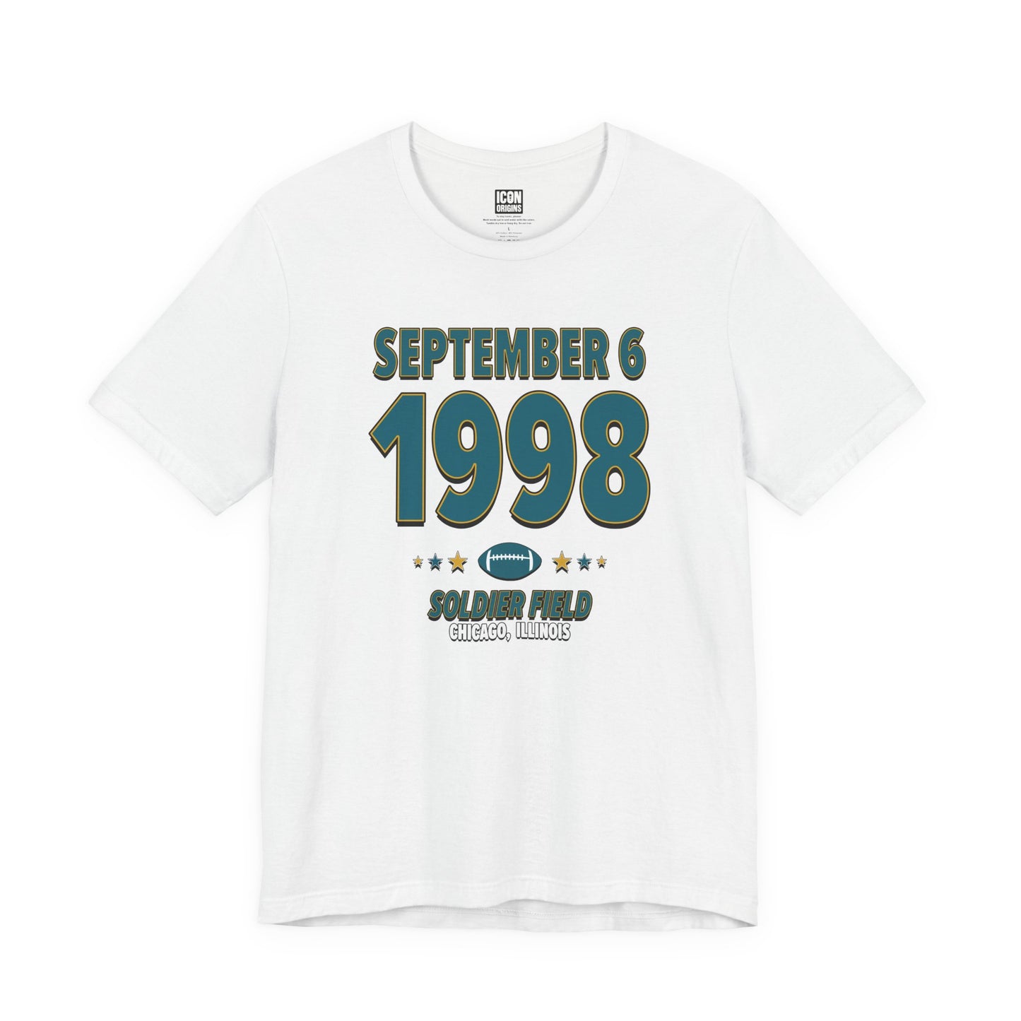 Jacksonville Football – September 6, 1998 – Origin Tee (Black & White)