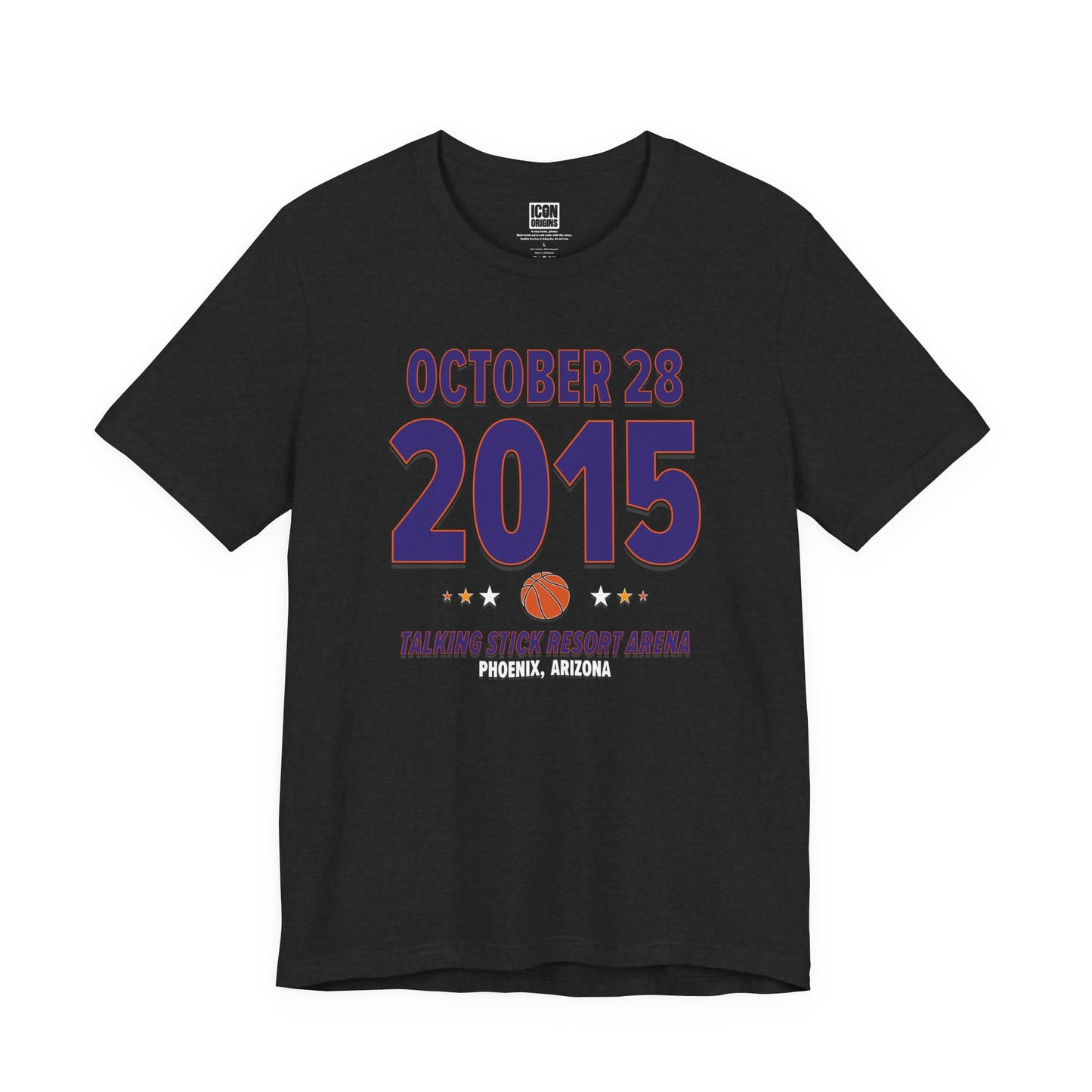 Phoenix Basketball – October 28, 2015 – Origin Tee (Black & White)