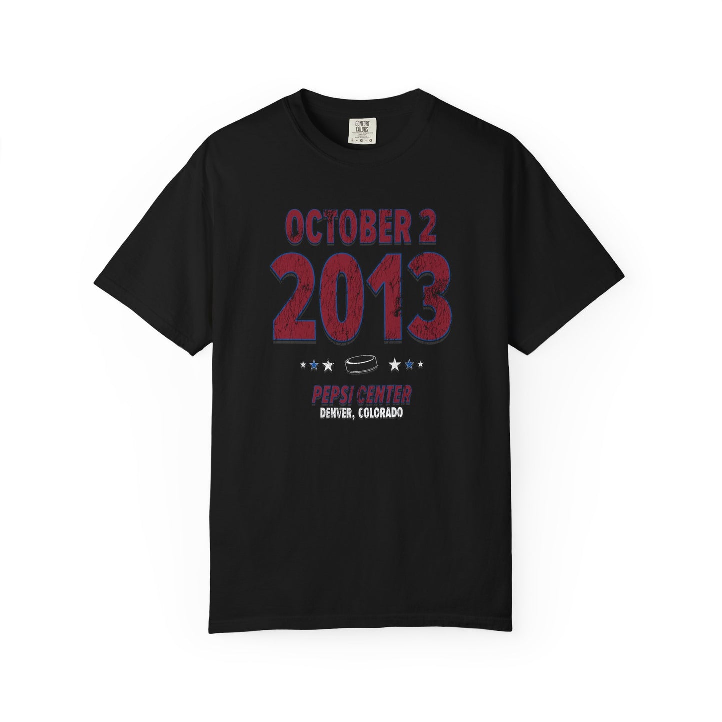 Colorado Hockey – October 2, 2013 – Comfort Colors (Black & White)
