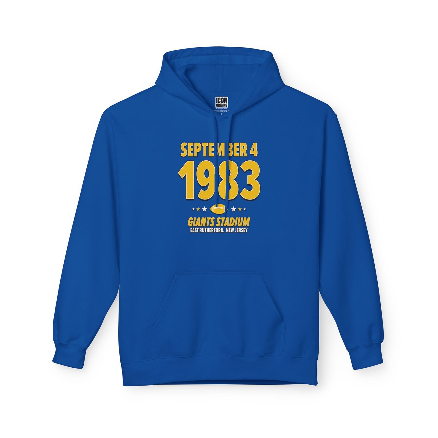 Los Angeles Football – September 4, 1983 – Hoodie