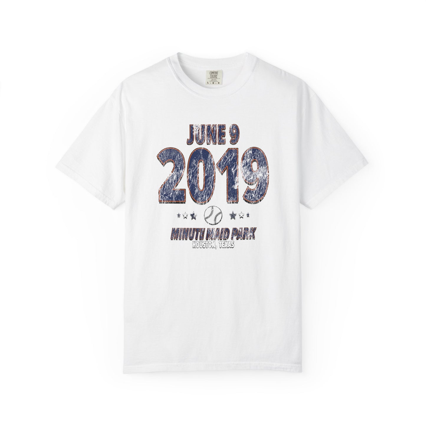 Houston Baseball – June 9, 2019 – Comfort Colors (Black & White)