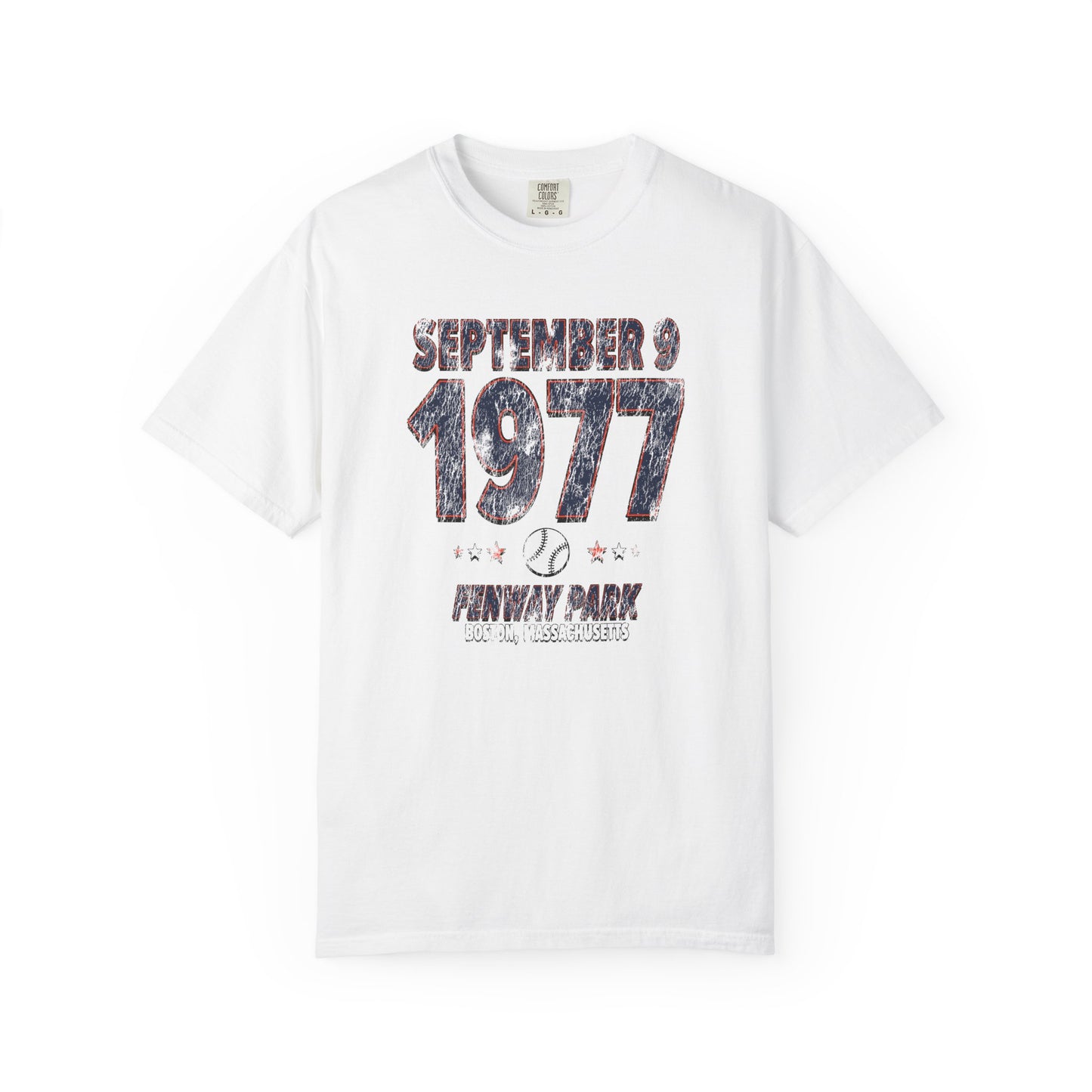 Detroit Baseball – September 9, 1977 – Comfort Colors (Black & White)