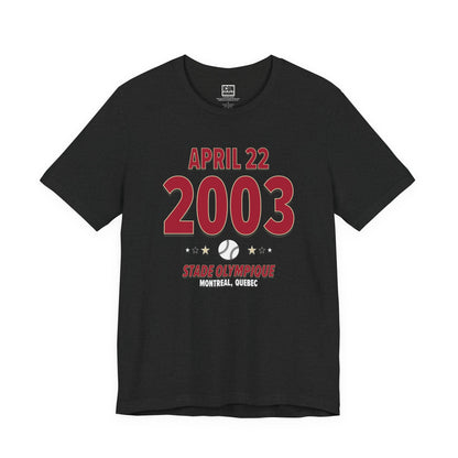 Arizona Baseball – April 22, 2003 – Origin Tee (Black & White)