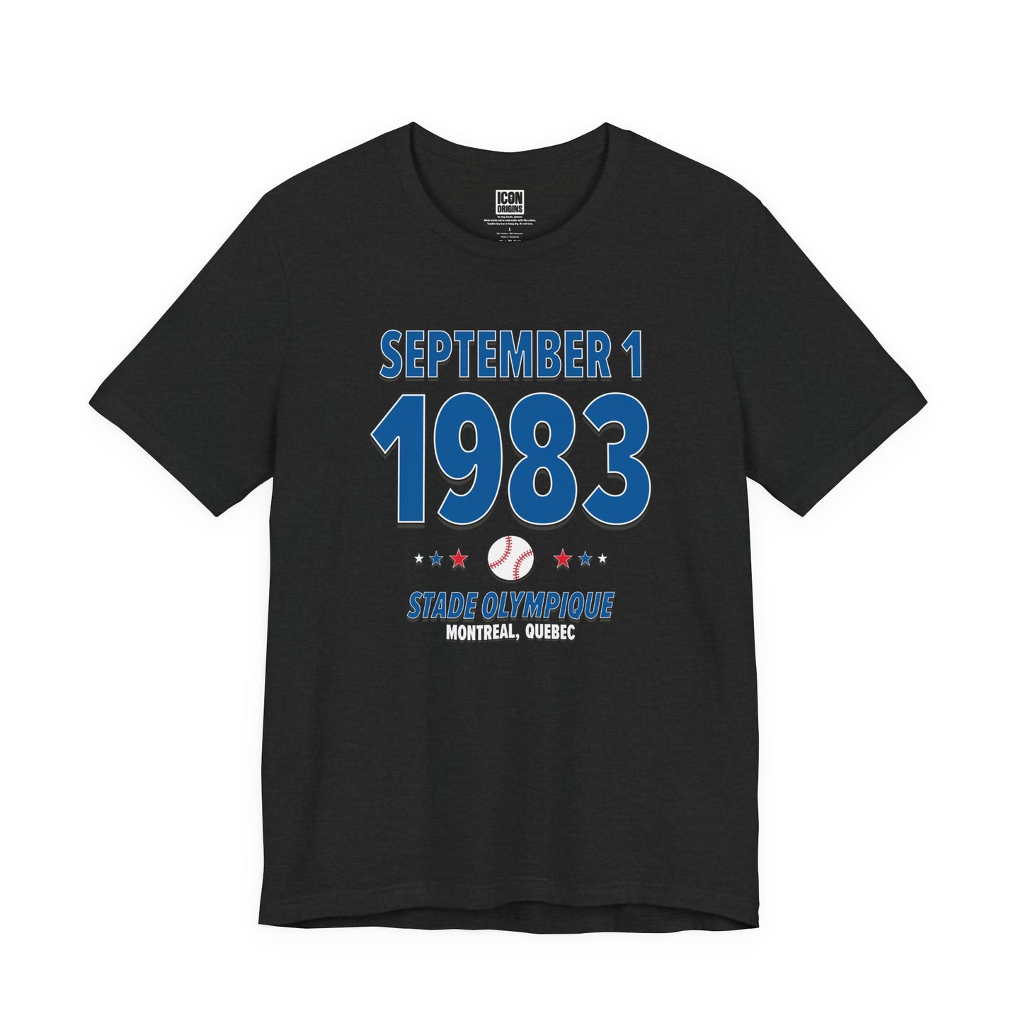Los Angeles Baseball – September 1, 1983 – Origin Tee (Black & White)