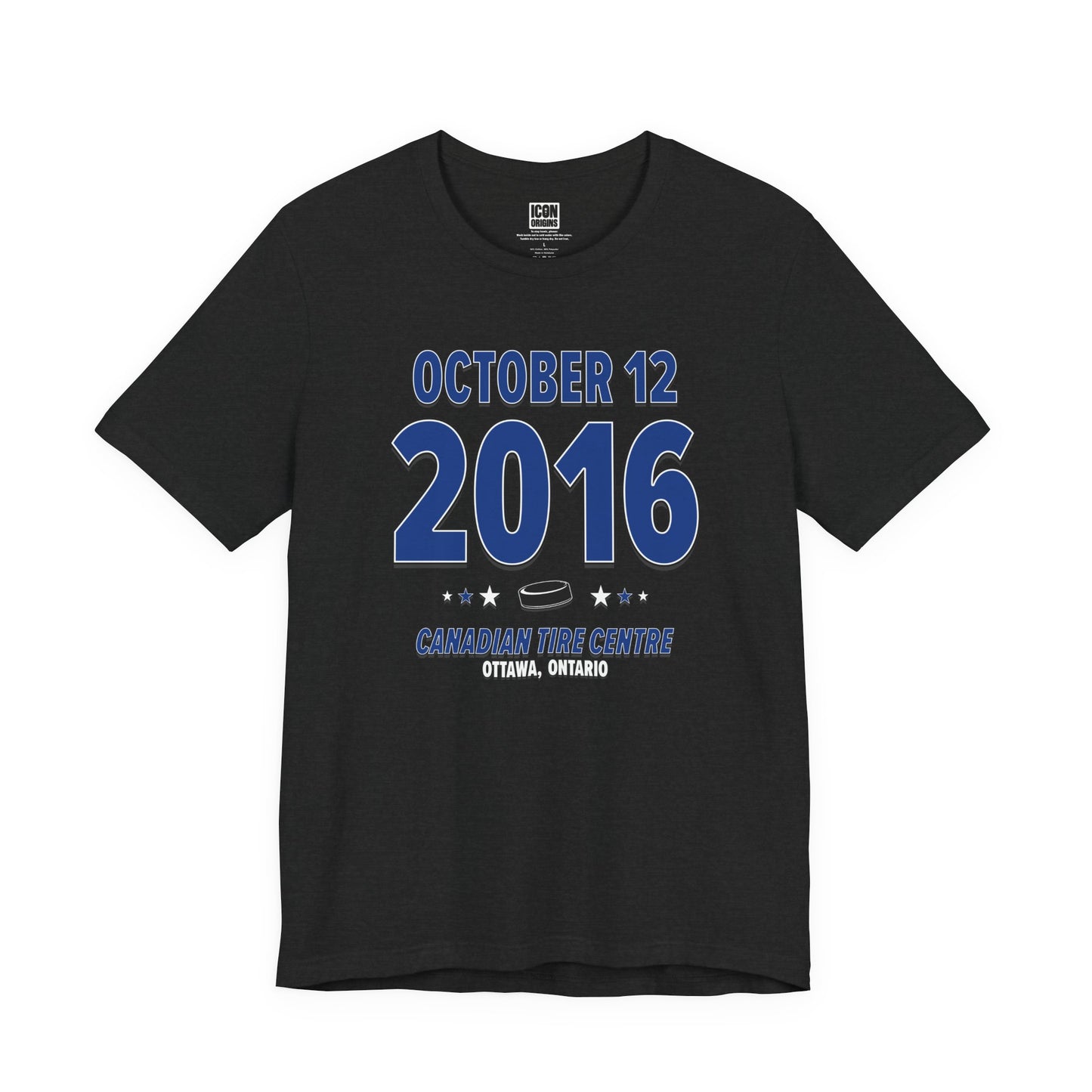 Toronto Hockey – October 12, 2016 – Origin Tee (Black & White)