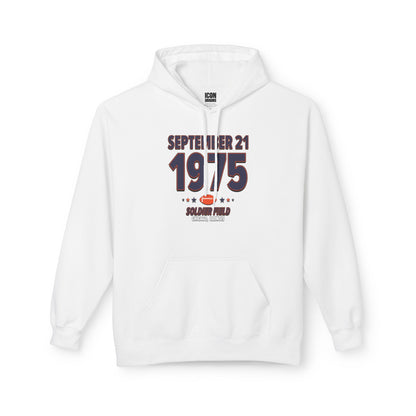 Chicago Football – September 21, 1975 – Hoodie (Black & White)