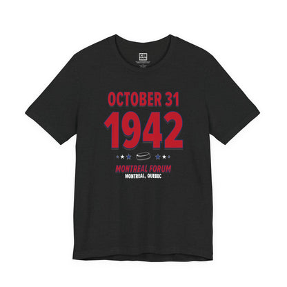 Montreal Hockey – October 31, 1942 – Origin Tee (Black & White)