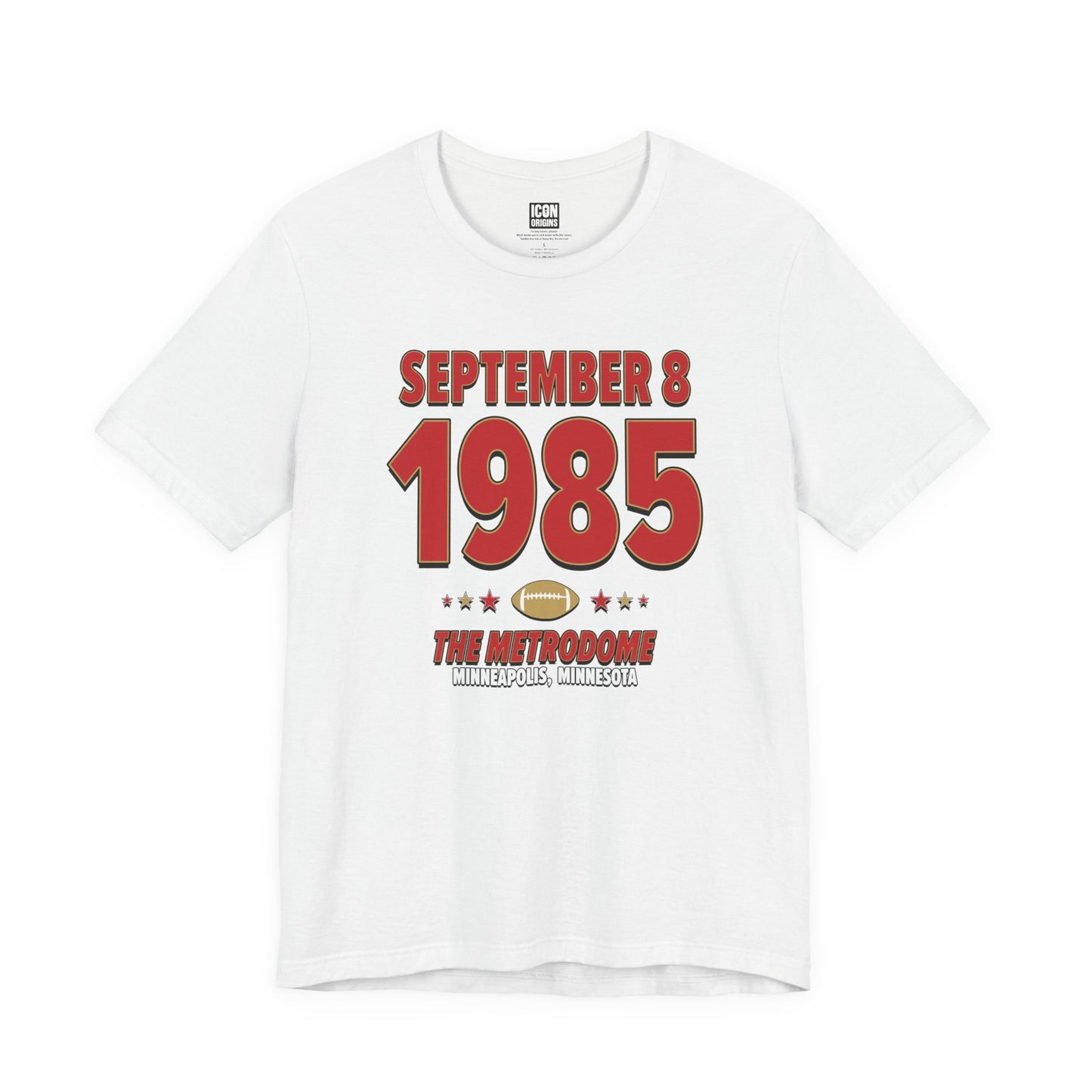 San Francisco Football – September 8, 1985 – Origin Tee (Black & White)