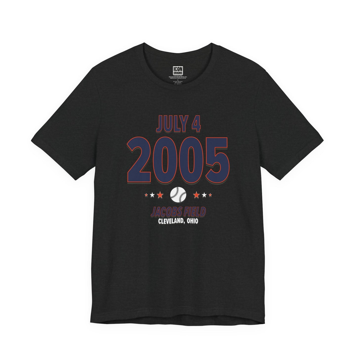 Detroit Baseball – July 4, 2005 – Origin Tee (Black & White)