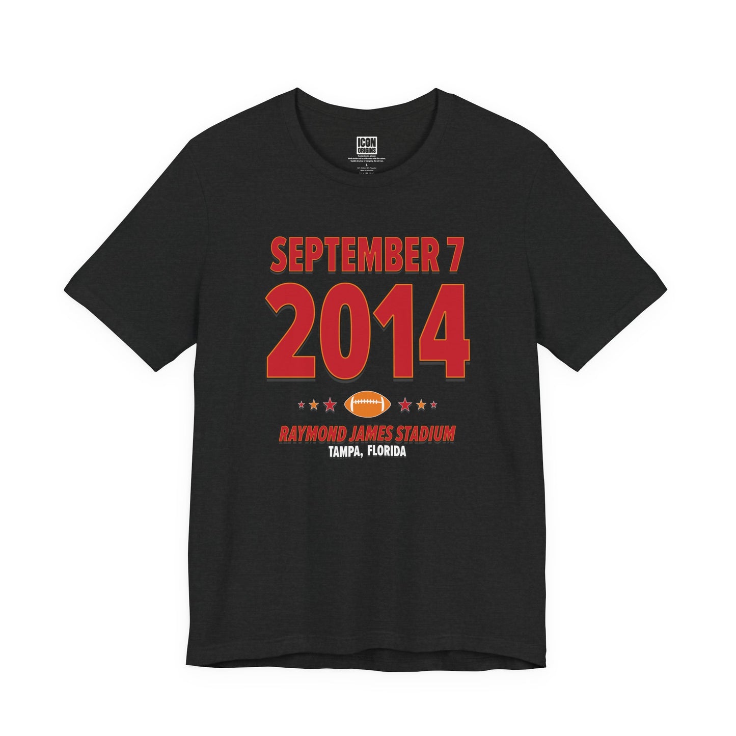 Tampa Bay Football – September 7, 2014 – Origin Tee (Black & White)