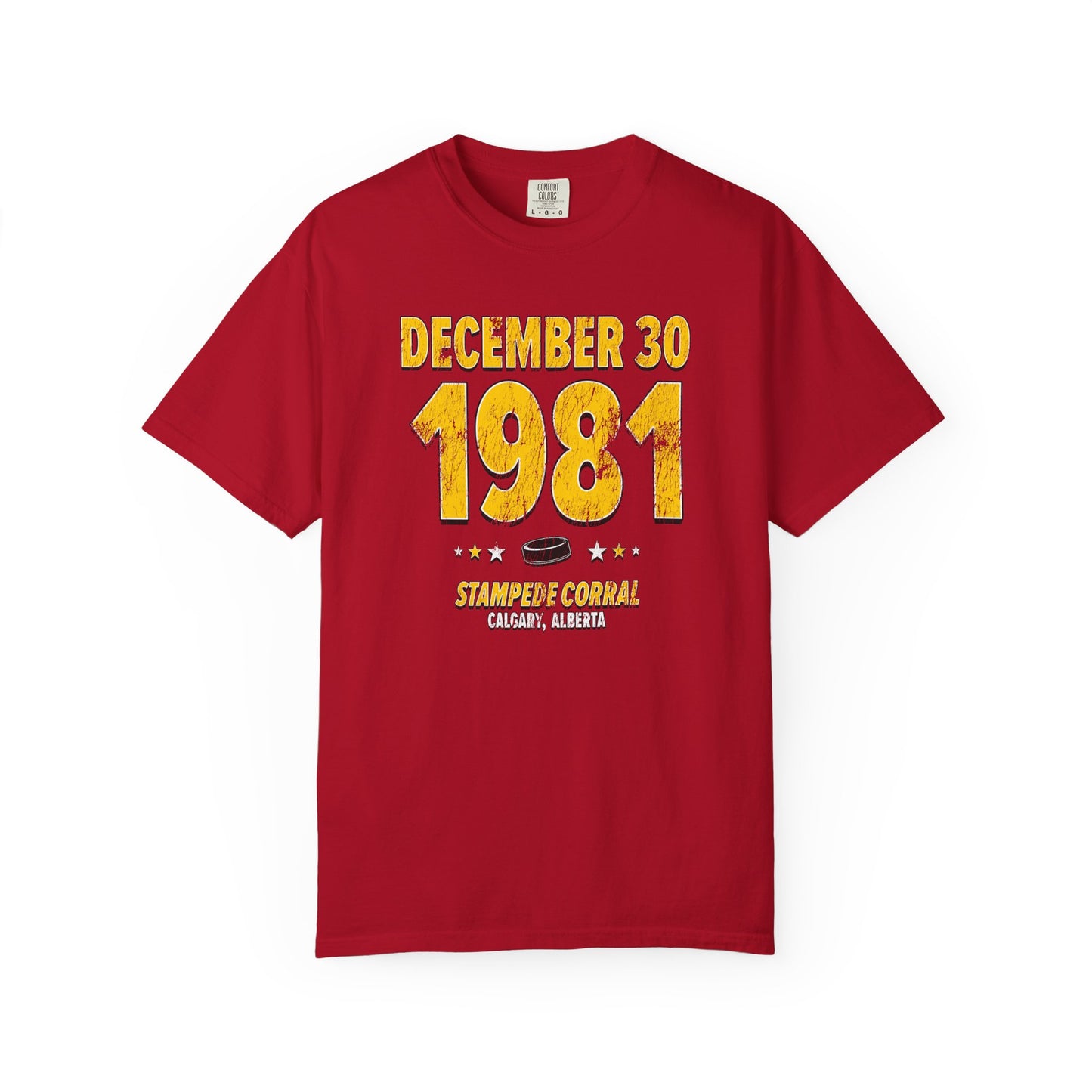 Calgary Hockey – December 30, 1981 – Comfort Colors