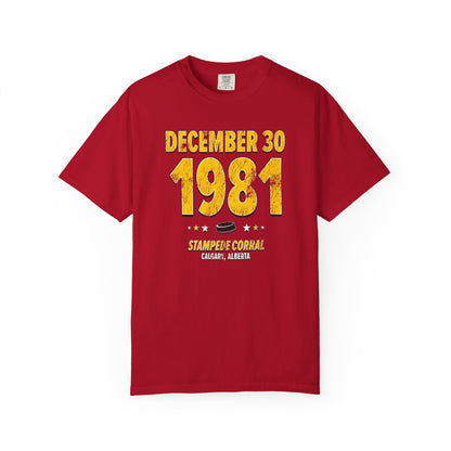 Calgary Hockey – December 30, 1981 – Comfort Colors