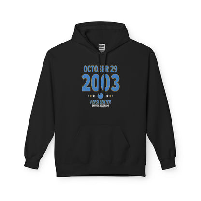 Denver Basketball – October 29, 2003 – Hoodie (Black & White)