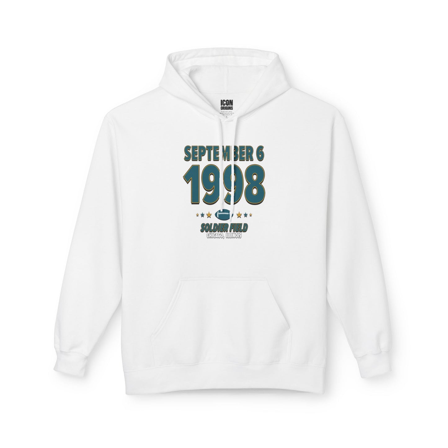 Jacksonville Football – September 6, 1998 – Hoodie (Black & White)