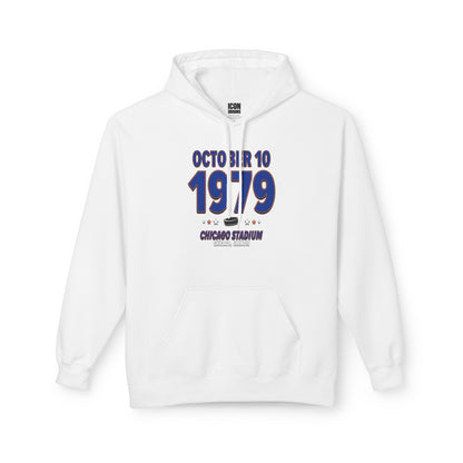 Edmonton Hockey – October 10, 1979 – Hoodie (Black & White)