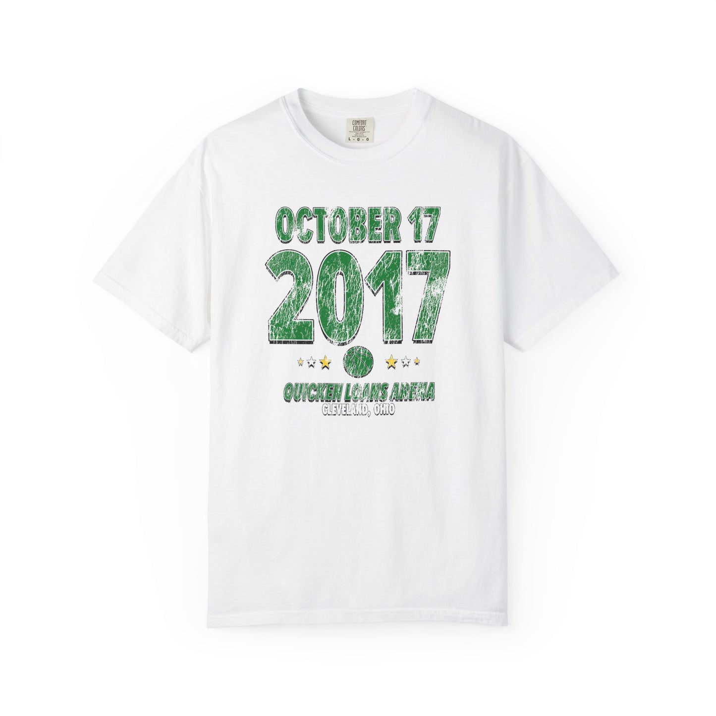 Boston Basketball – October 17, 2017 – Comfort Colors (Black & White)