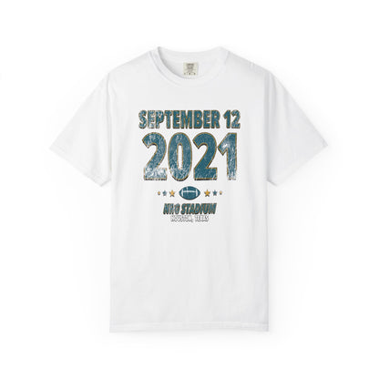 Jacksonville Football – September 12, 2021 – Comfort Colors (Black & White)