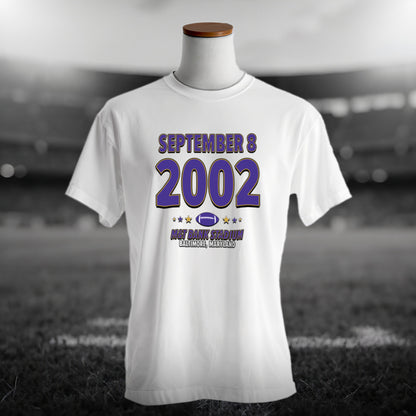 Baltimore Football – September 8, 2002 – Origin Tee (Black & White)