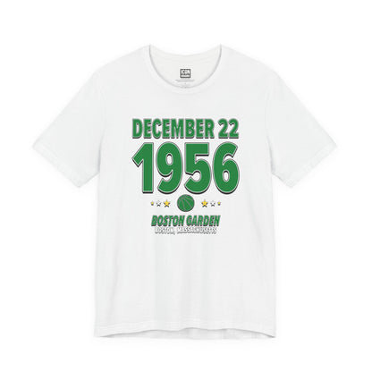Boston Basketball – December 22, 1956 – Origin Tee (Black & White)